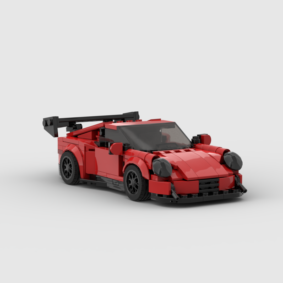 Porsche 911 RWB Wide-Body Building Block Car Model - Image 4