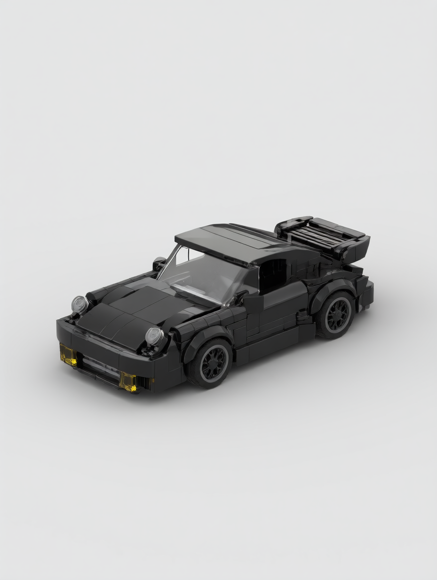 Porsche 911 RWB Wide-Body Building Block Car Model
